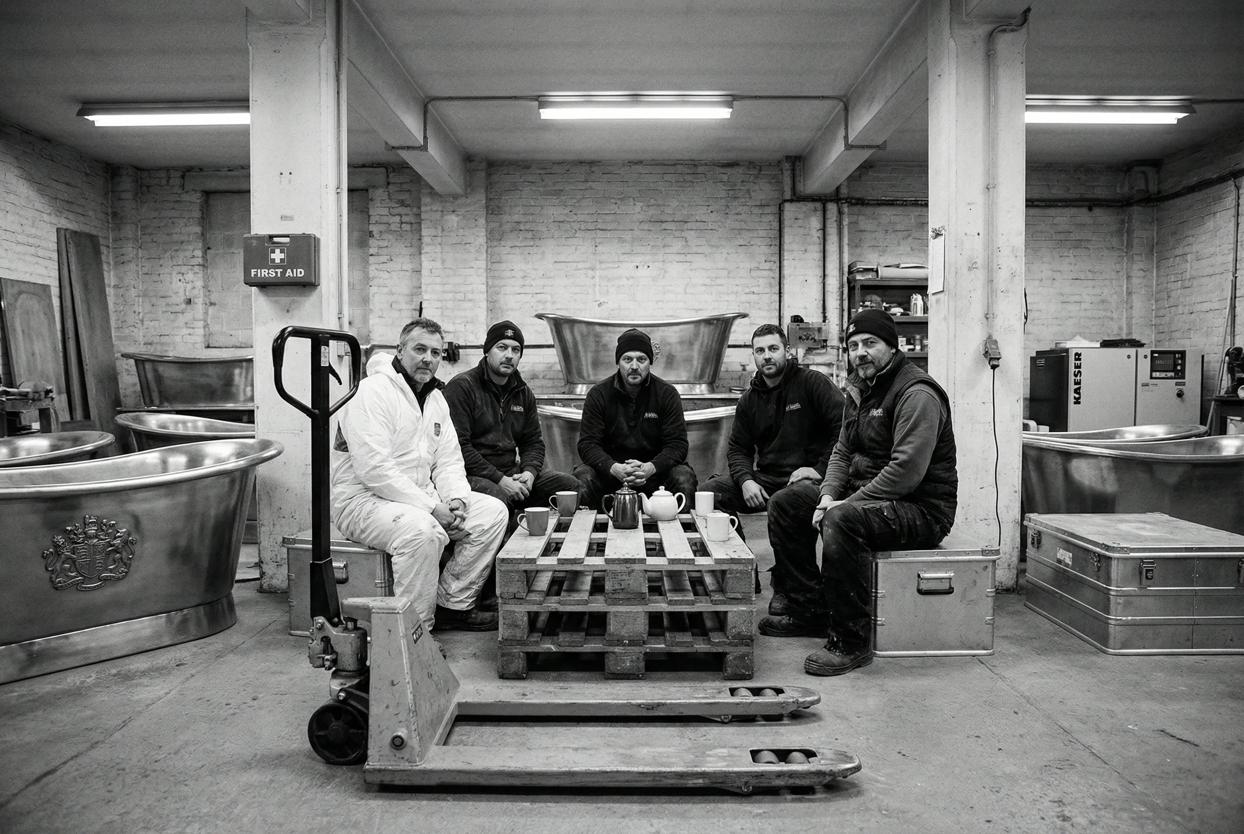 Designer reviewing material samples